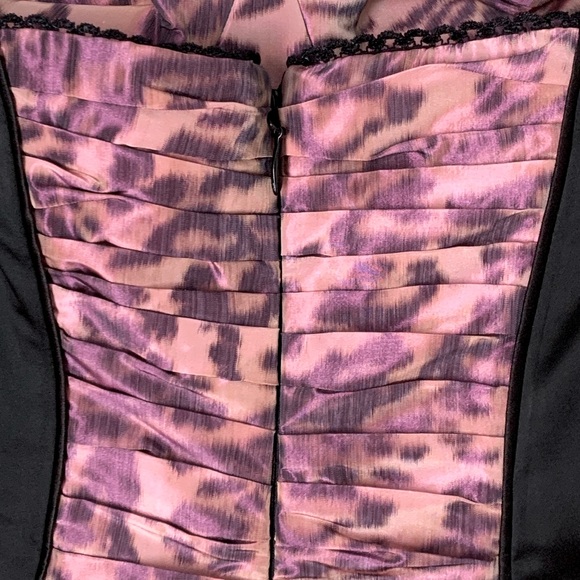 Bebe size XS ruched taffeta dress NWT - Picture 10 of 16